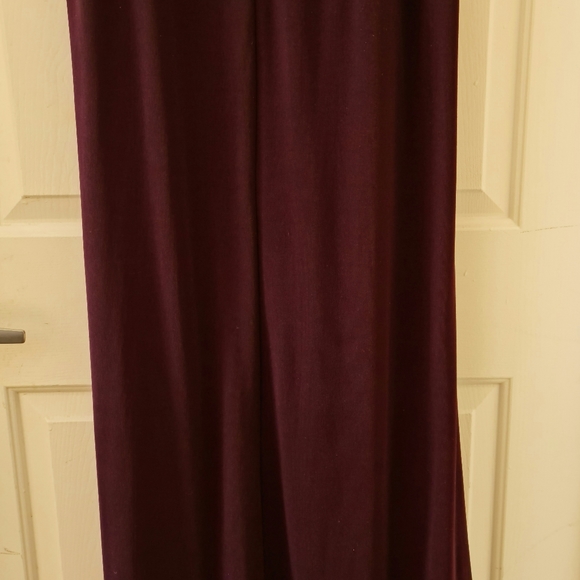 Alex Evening Gown, sz 18 , keyhole back, button nk, drop waist, knit polyester - Picture 4 of 6